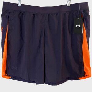 Under Armour Launch 7'' Lined Running Shorts Blue Men's XXL Athletic Stretch New